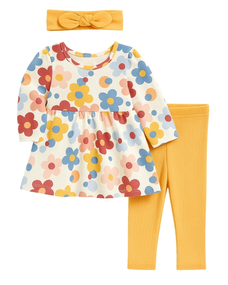 3-Piece Leggings Set 12M