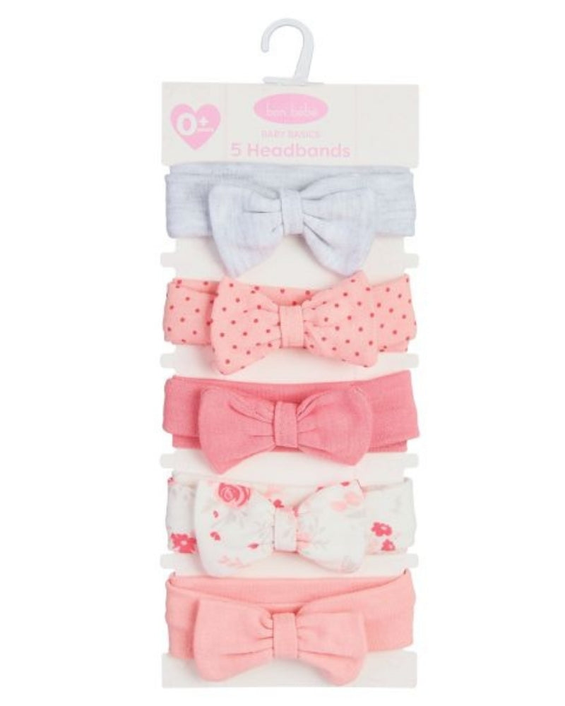 5-Pack Headband 0-9M