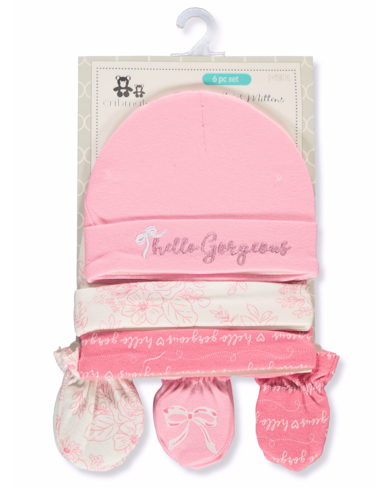 6-Piece Caps & Mittens