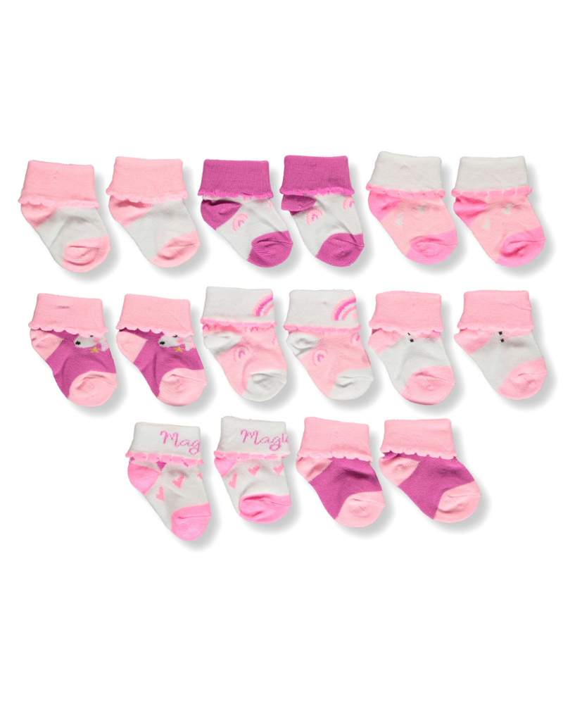 8-Pack Socks 0-12M