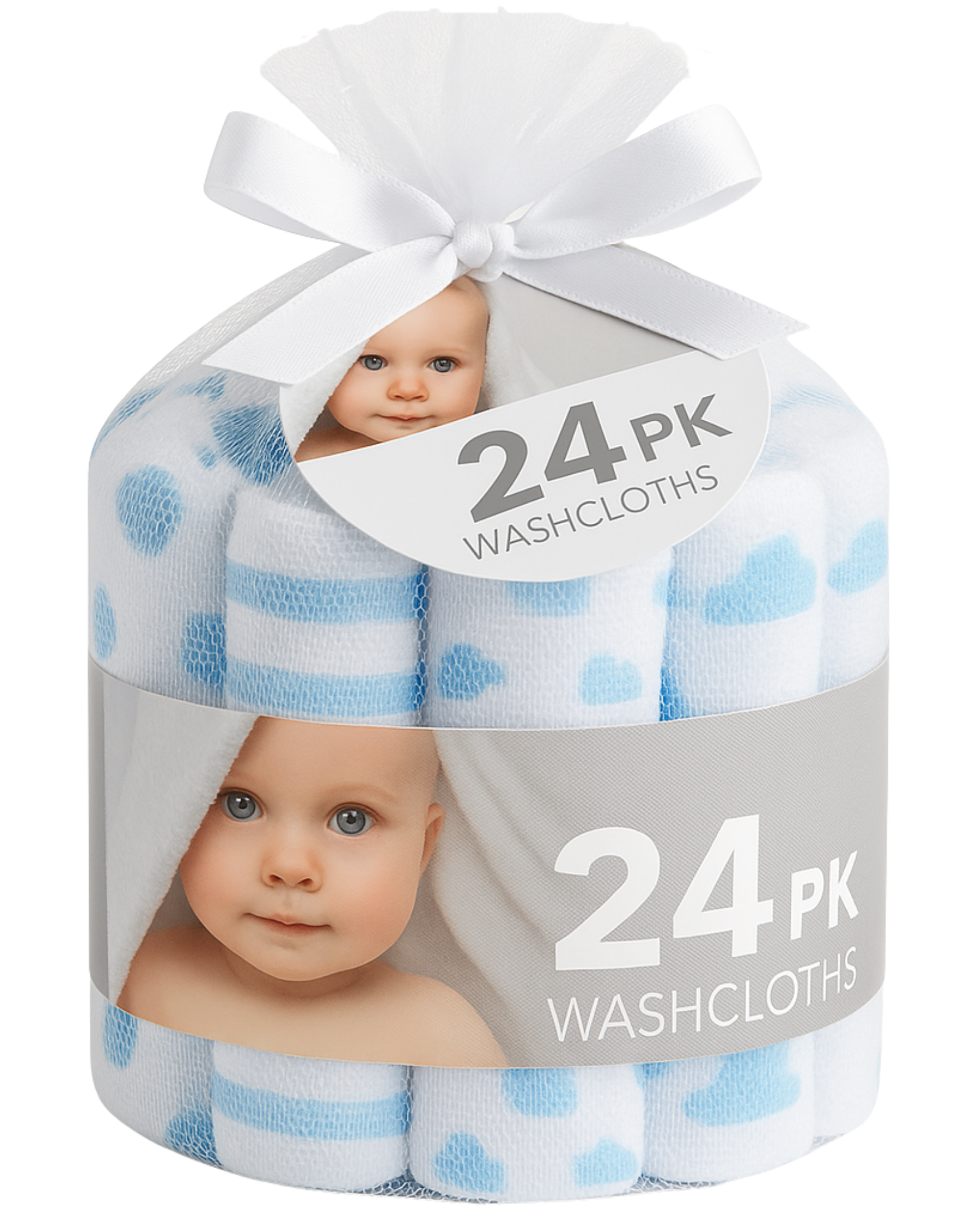 24-Pack Washcloths