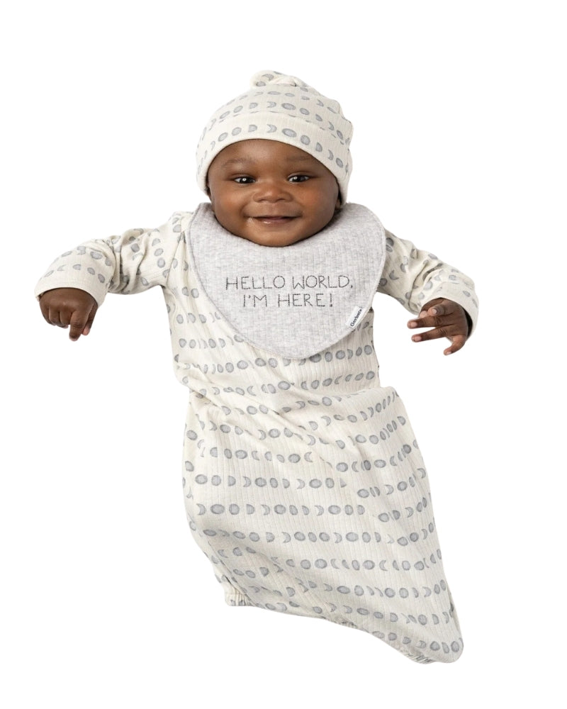 3-Piece Gown Set 0-6M