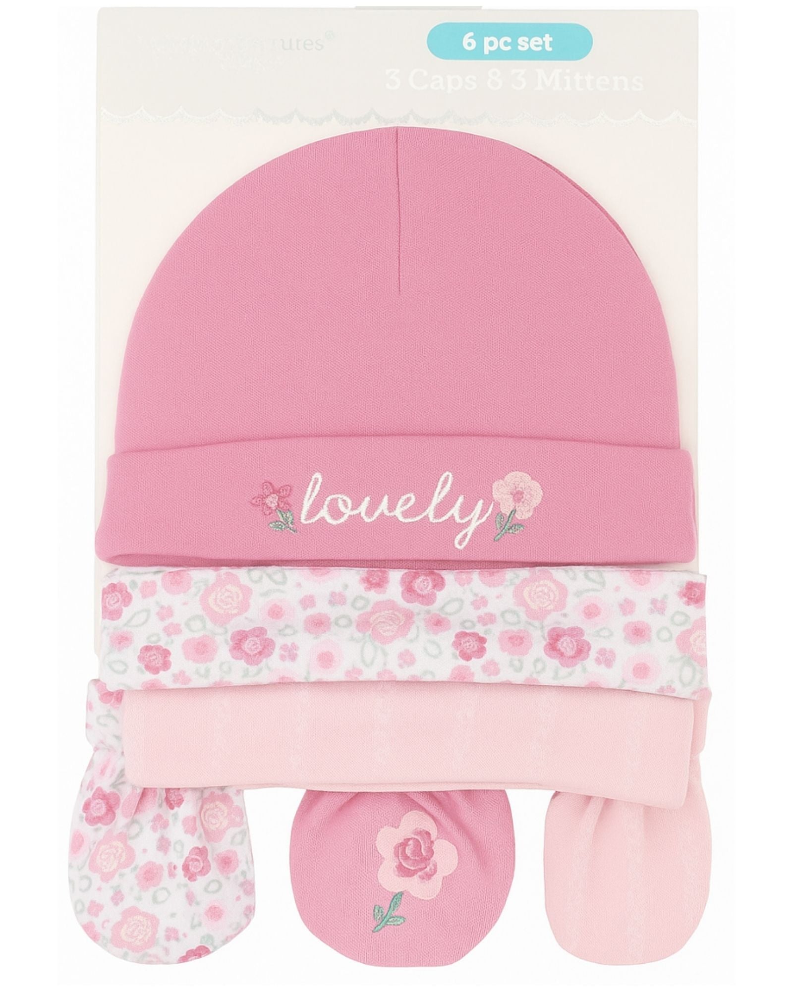 6-Piece Caps & Mittens