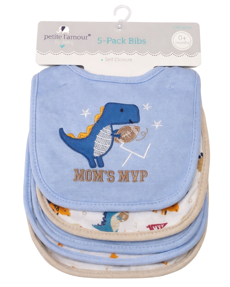 5-Pack Terry Bibs