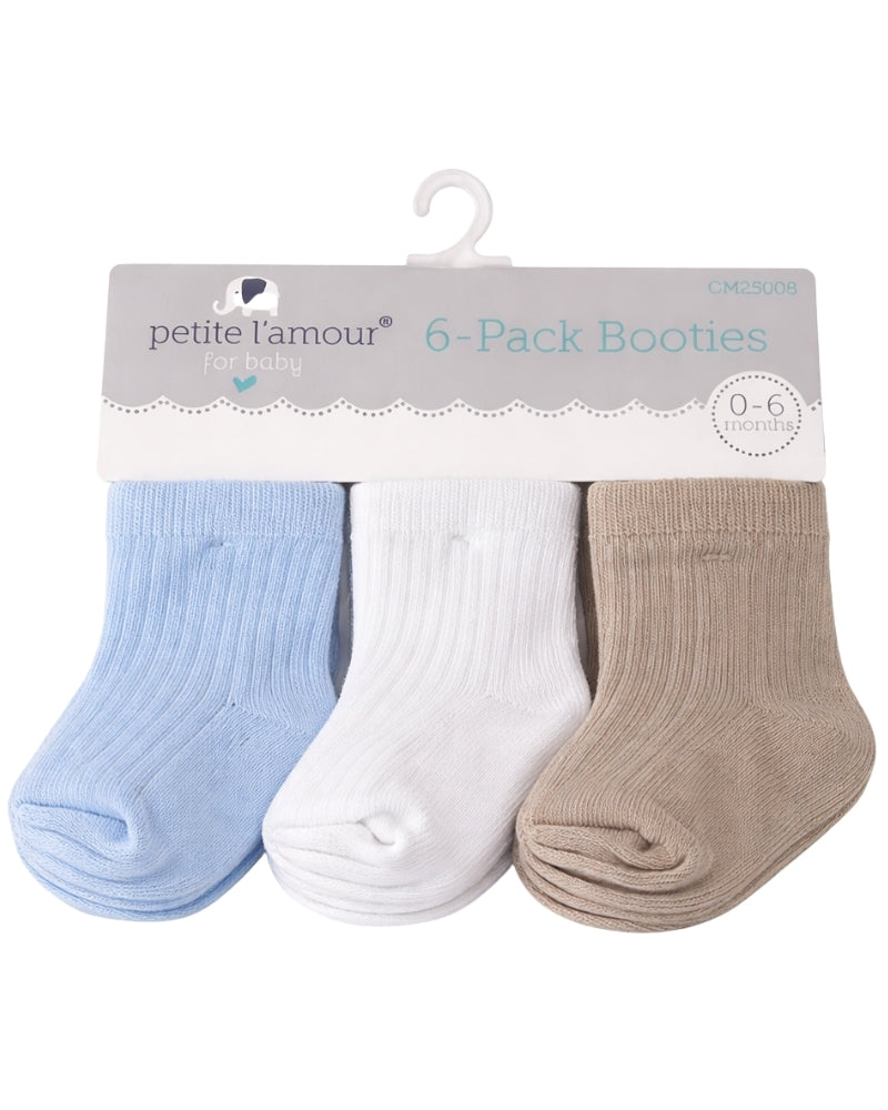 6-Pack Socks 0-6M