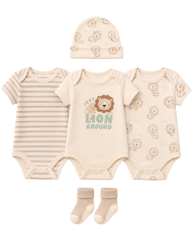 5-Piece Bodysuit Set