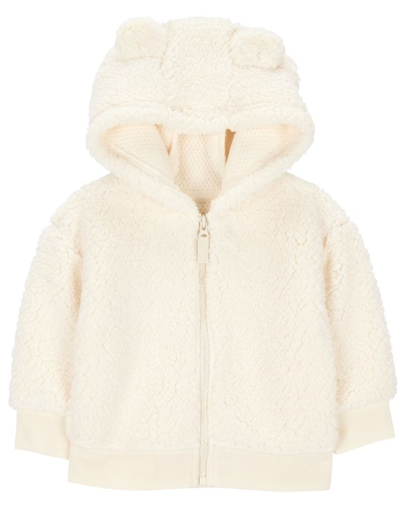 Fleece Cardigan, Newborn