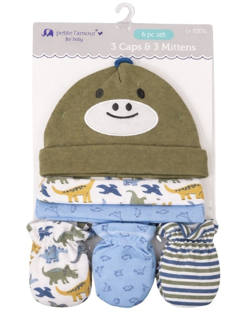 6-Piece Caps & Mittens