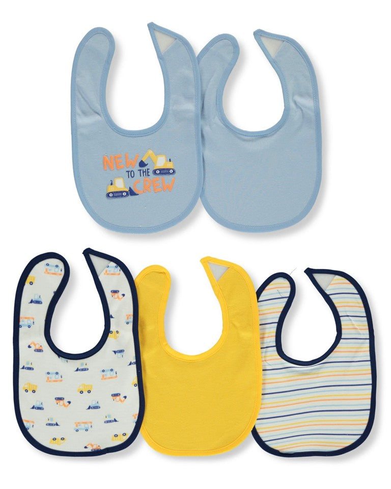5-Pack Terry Bibs