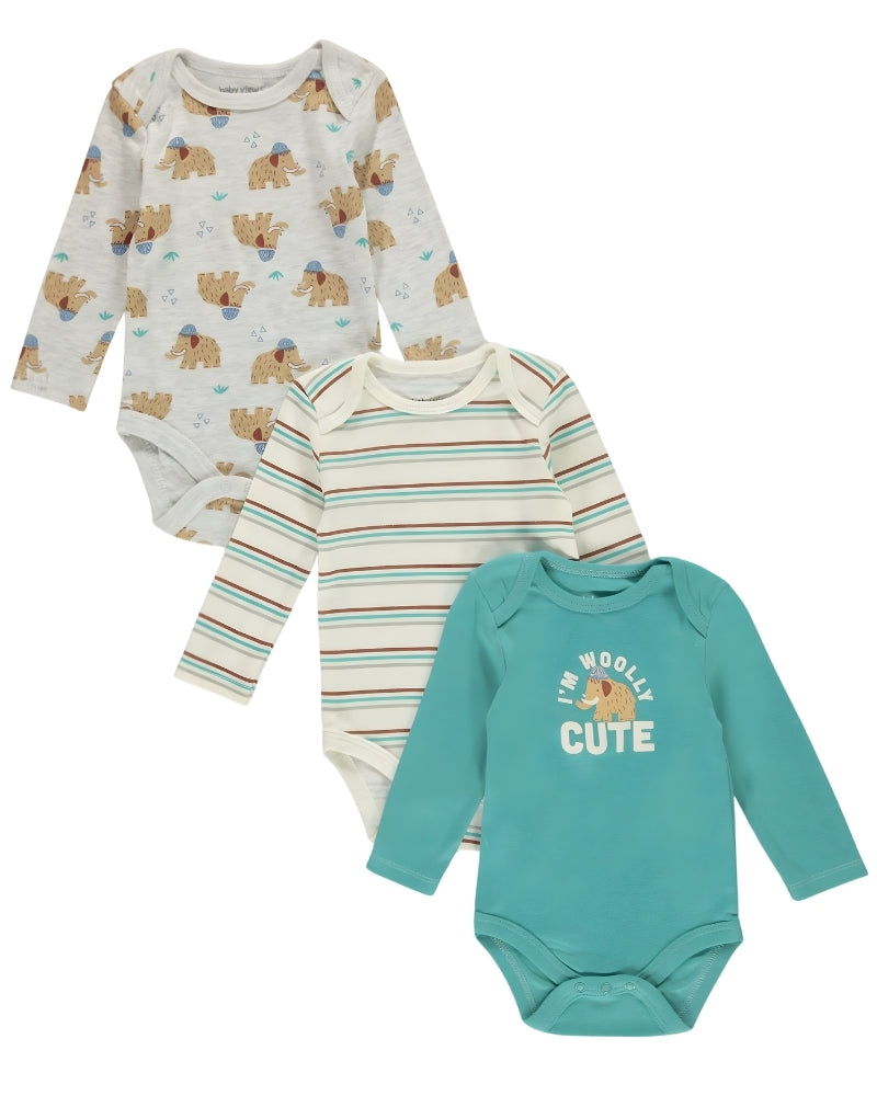 3-Pack Bodysuits 0-3M