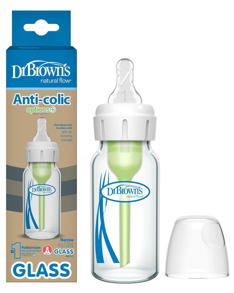 Glass Baby Bottle 4 oz