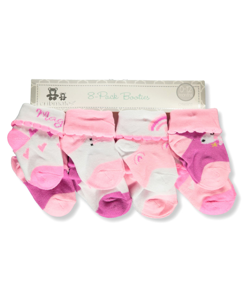 8-Pack Socks 0-12M
