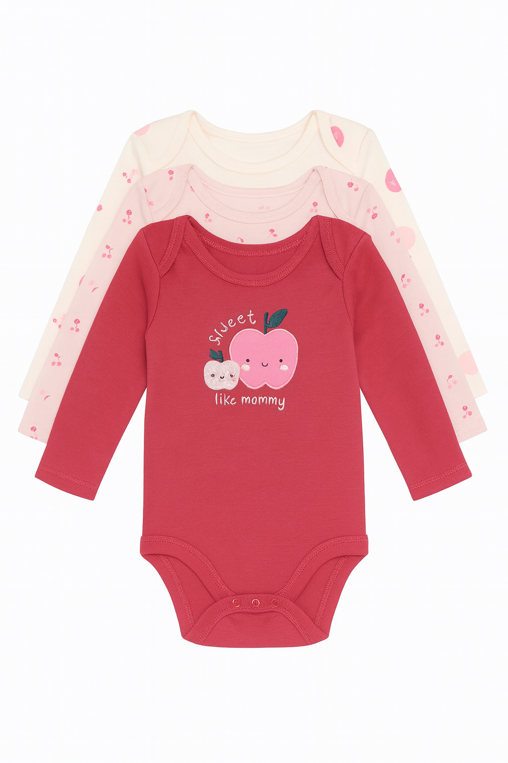 3-Pack Bodysuits 12M