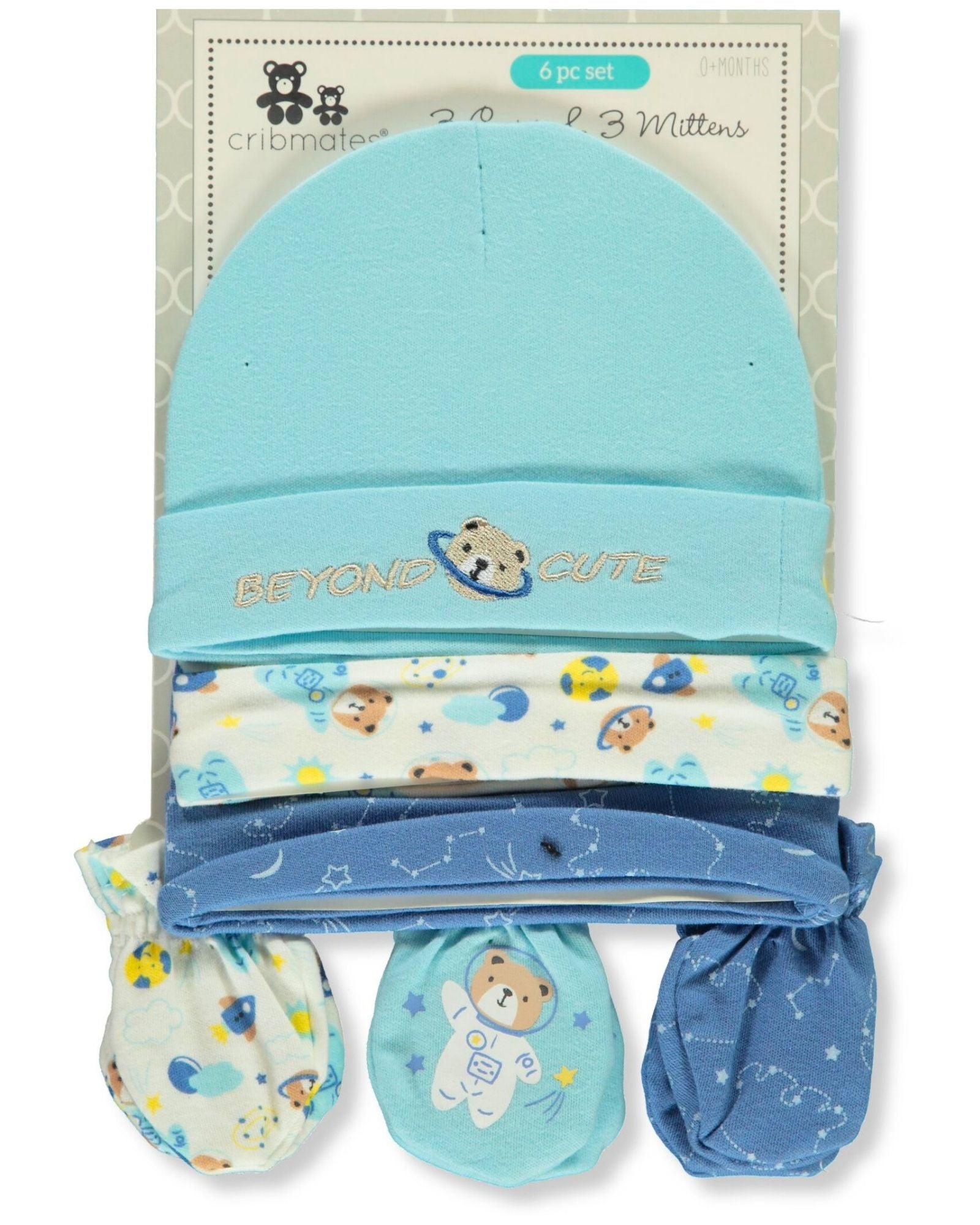 6-Piece Caps & Mittens