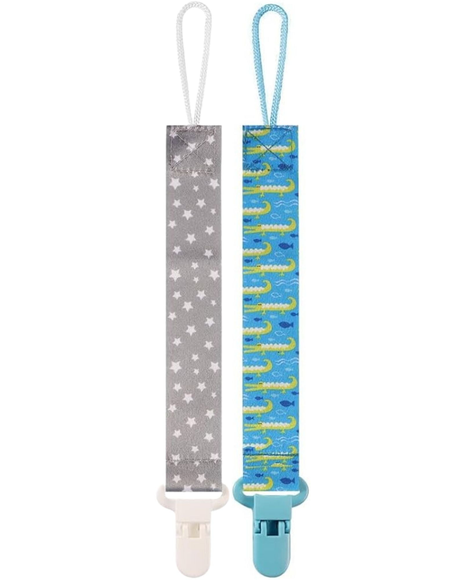 2-Pack Pacifier Clips Stars