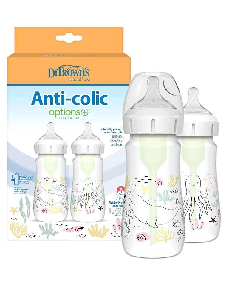 2-Pack Wide-neck Bottles