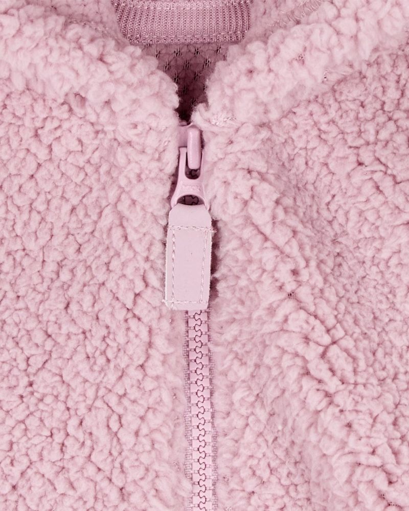 Fleece Cardigan, Size Newborn