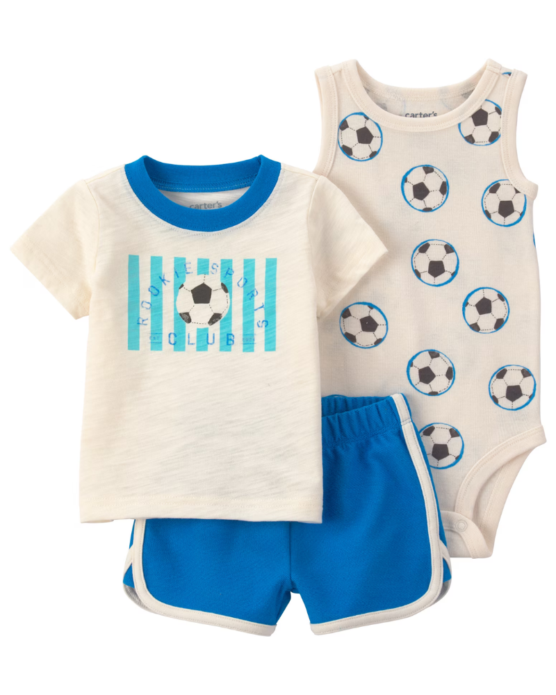 3-Piece Shorts Set