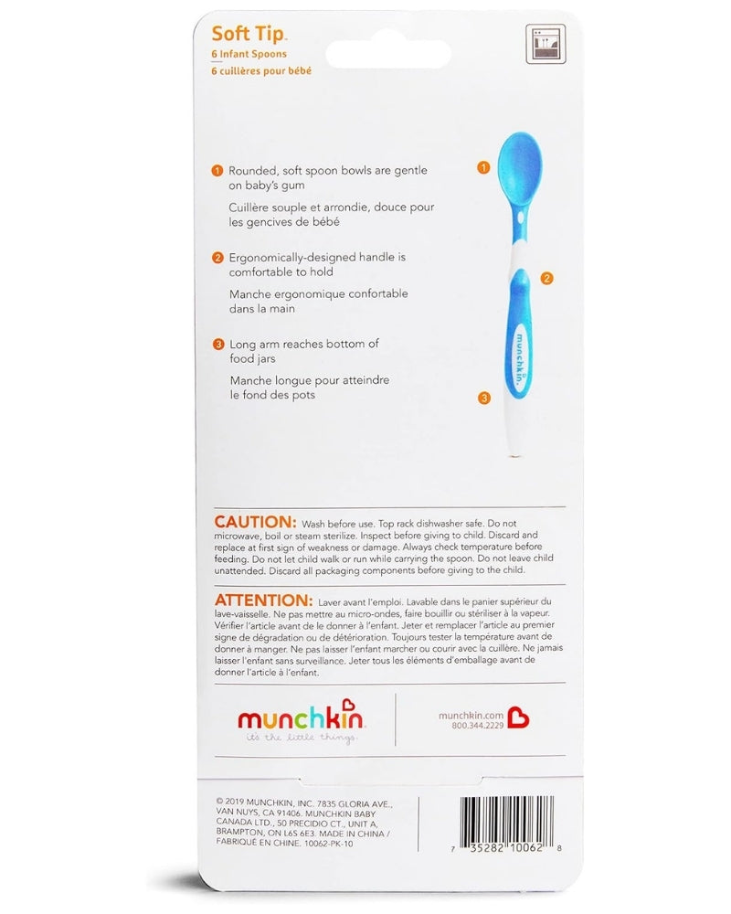 6-Pack Soft Tip Spoons
