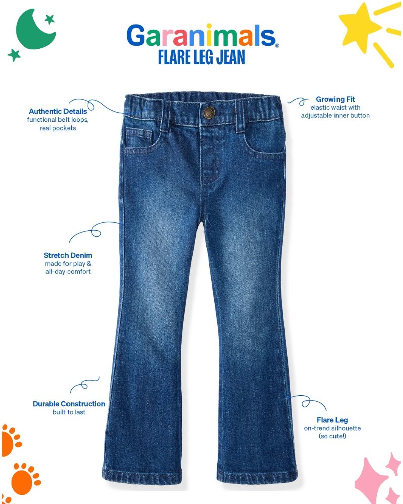 Flare Leg Jeans 12-24M