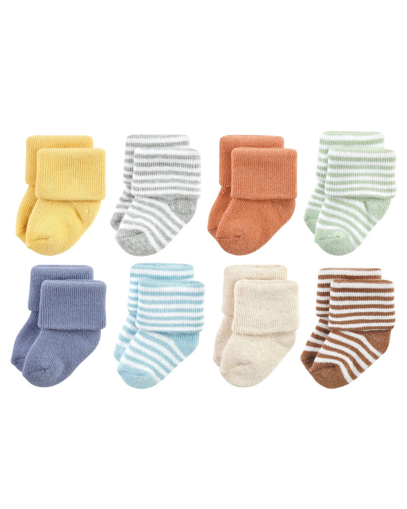 8-Pack Socks 0-6M