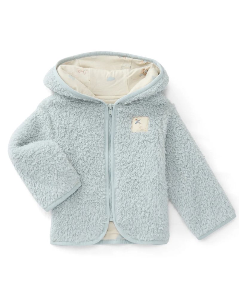 Zip-Up Fleece Hoodie 0-3M