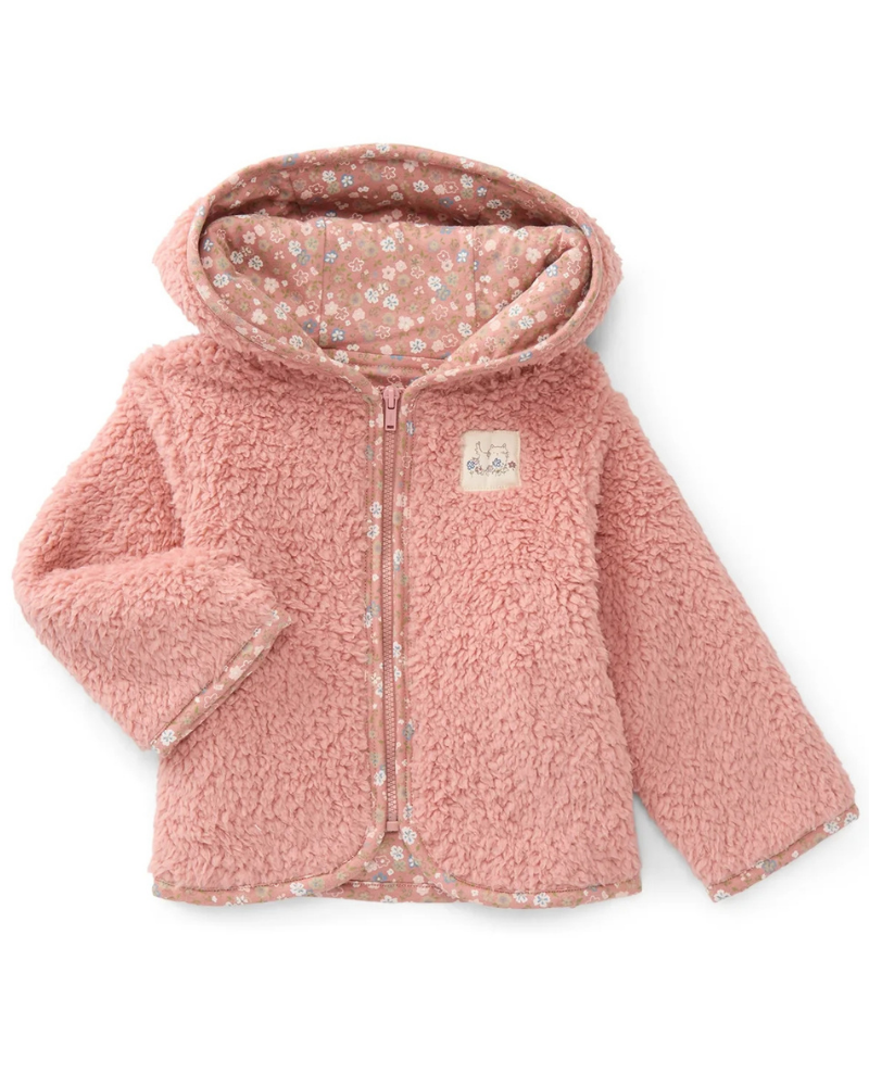 Zip-Up Fleece Hoodie 0-3M
