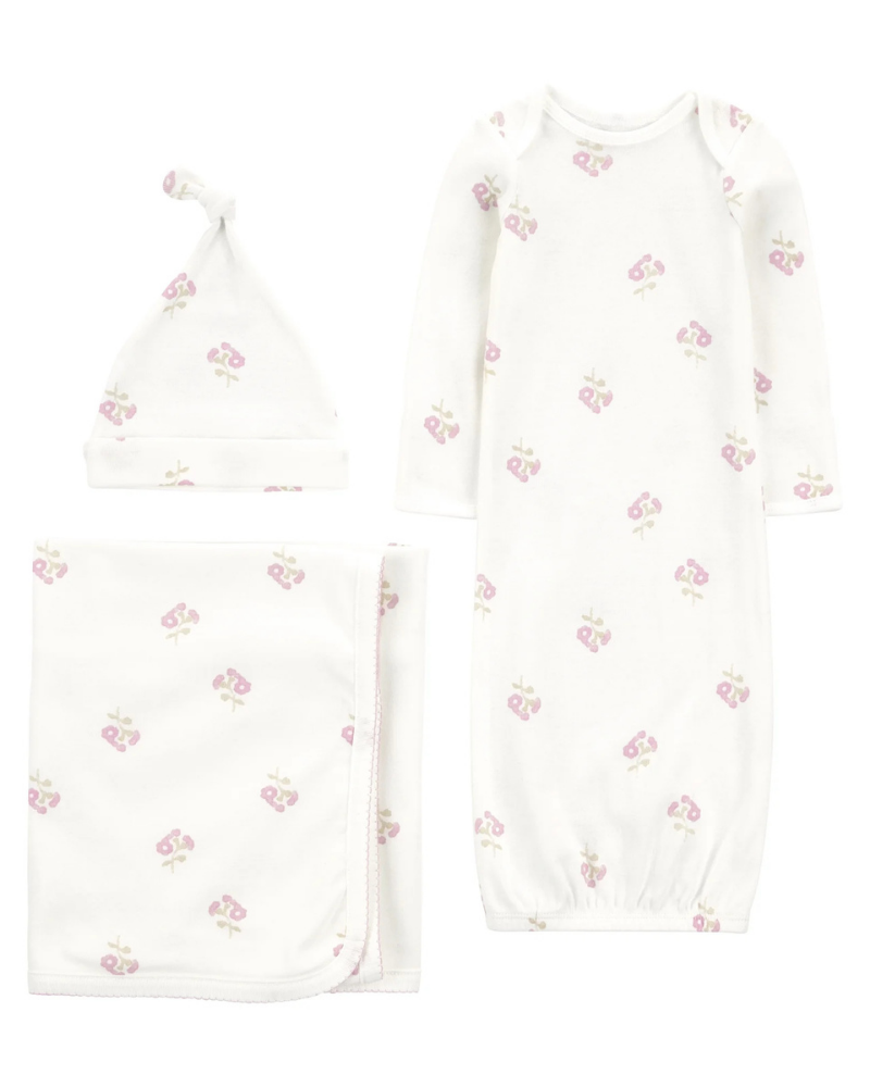 3-Piece Gown Set
