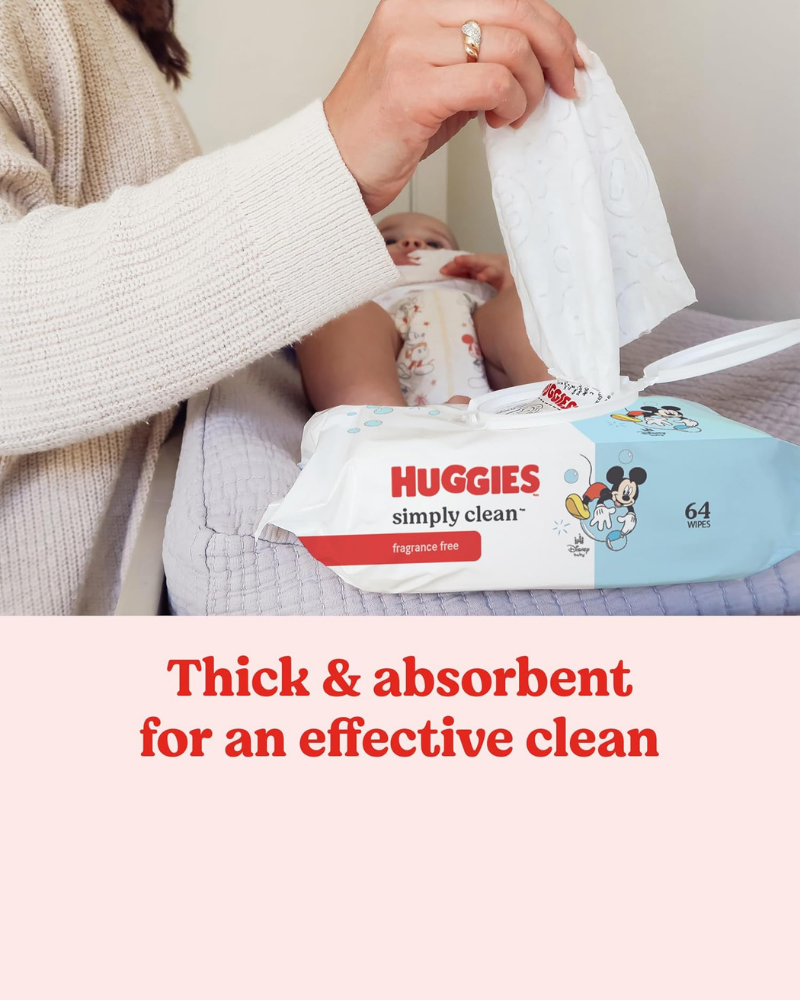 Huggies Unscented Wipes 704ct