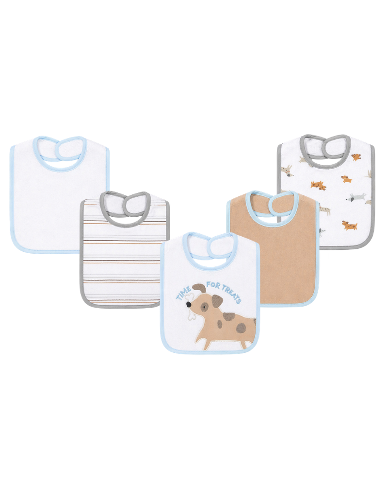 5-Pack Drool Bibs