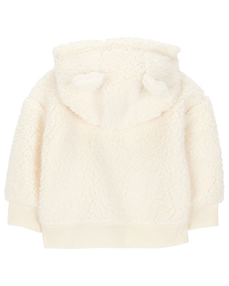Fleece Cardigan, Newborn
