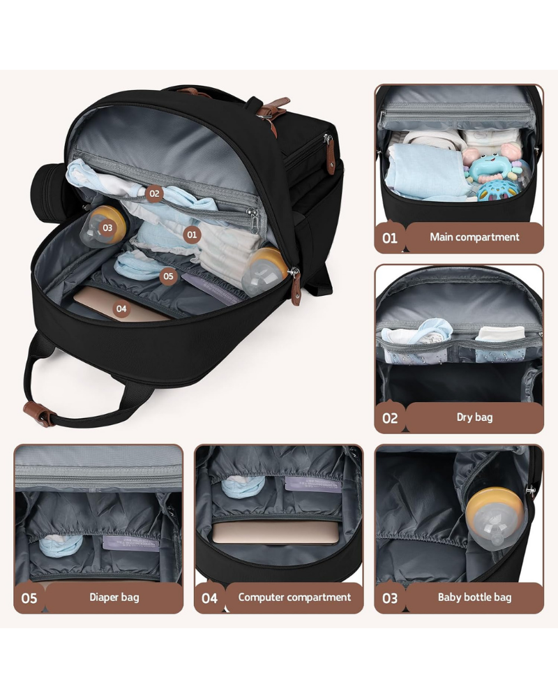 Expandable Diaper Bag