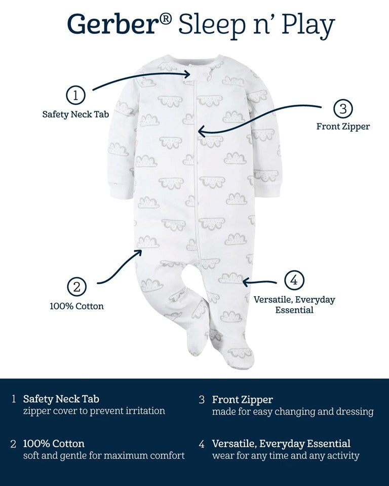 2-Pack Sleep & Play 3/6m