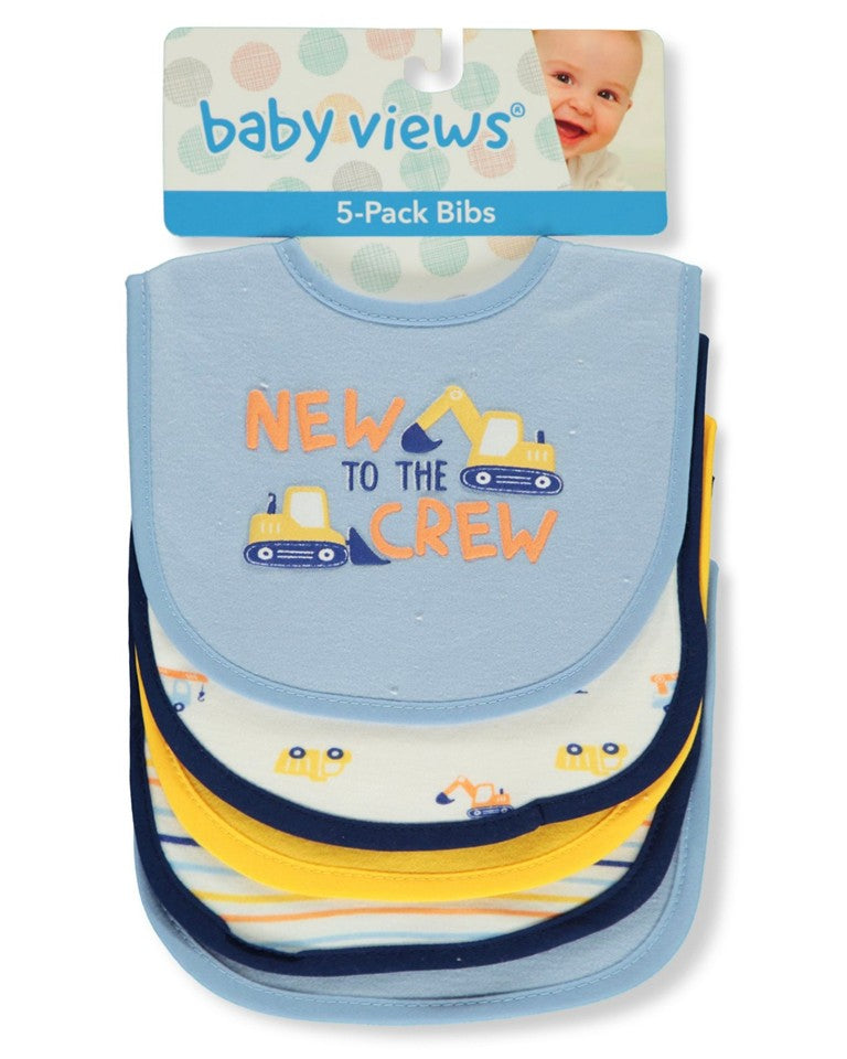 5-Pack Terry Bibs