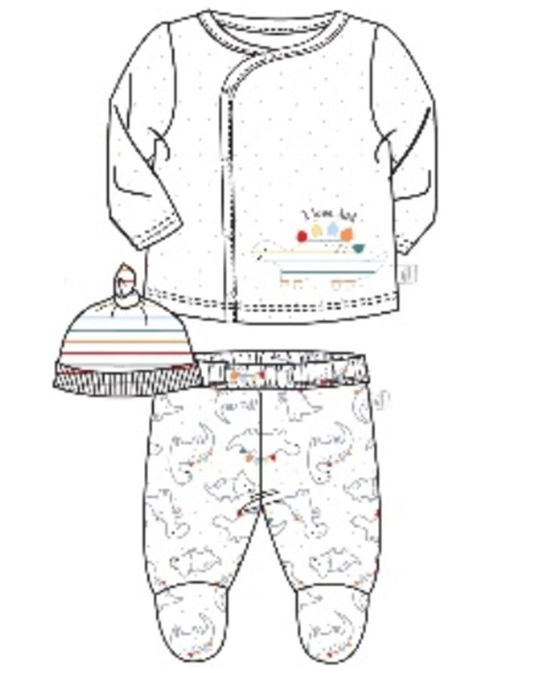 3-Piece Layette Set 6/9m