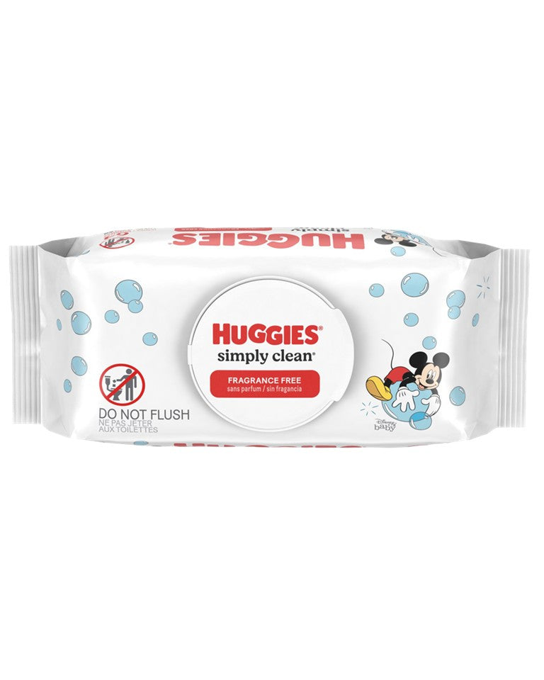 64 ct, Unscented Wipes