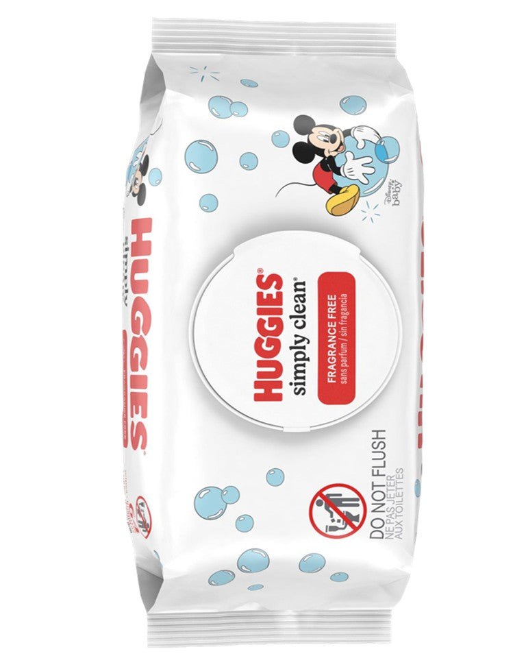64 ct, Unscented Wipes