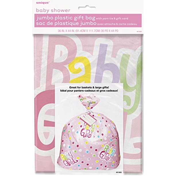 44" Extra Large Baby Shower Plastic Gift Sack Baby Nassau